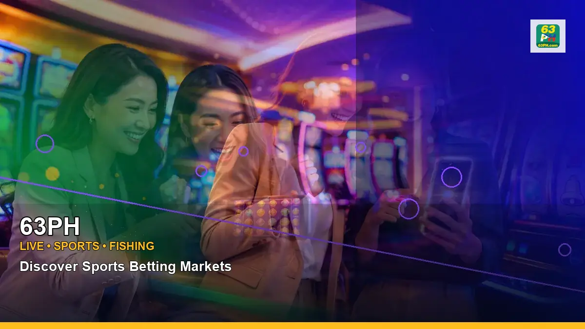 63PH burst free spins slot games featuring an adult Filipina casino host with a right-diagonal composition