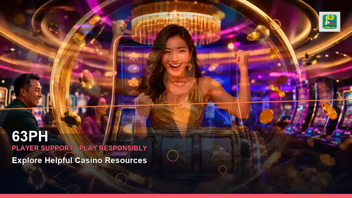 63PH centered casino cashback rewards highlighting mobile-friendly casino play