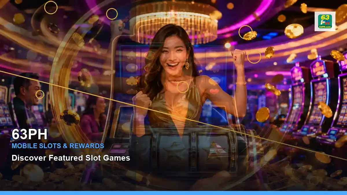 63PH high-energy luxury online slot games in a right close-up layout for Philippine players